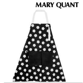 ★マリークワントラッピング付き★ マリークワント MARY QUANT マリクワ デイジーパターン エプロンプレゼント コスメギフト 前掛け タブリエ 胸当て クッキング 料理 キッチンインスタ映え 料理教室 おしゃれ かわいい おしゃれ お返し クリスマス ハロウィン バレンタイン