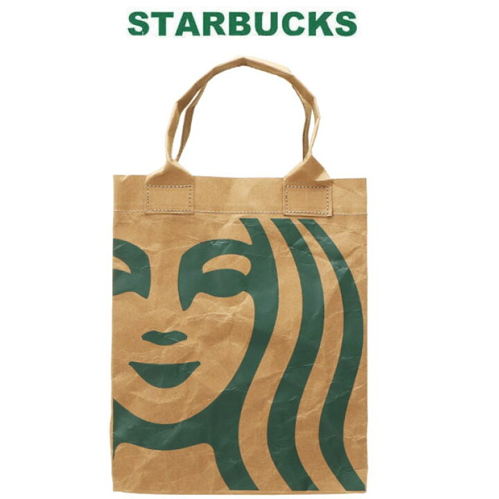 楽天市場】STARBUCKS スターバックス トートバッグ クラフトペーパー 