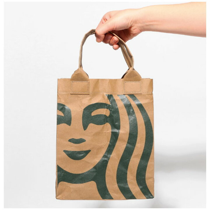 楽天市場】STARBUCKS スターバックス トートバッグ クラフトペーパー 