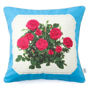 ルル メリー クッション カバー バラ レッド RURU MARY’S コラボレーション 薔薇 バラ フランフラン おしゃれ 新居祝い ギフト クリア ブランド 新生活 一人暮らし 春 プレゼント お返し 誕生日