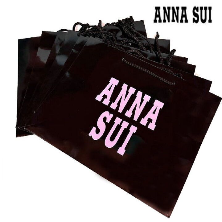 楽天市場】アナスイ ANNA SUI ショップバッグ 紙袋 大 ブラック  