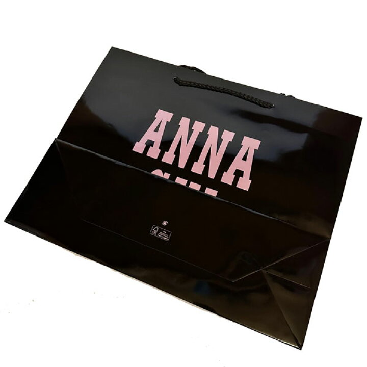 楽天市場】アナスイ ANNA SUI ショップバッグ 紙袋 大 ブラック  
