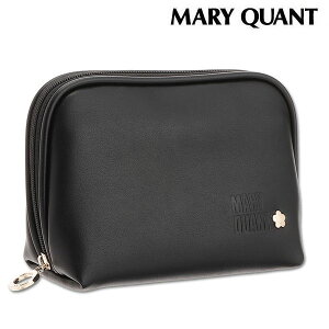 マリークワント MARY QUANT マリクワ ロゴ メタルデイジー アコーディオンポーチ ブラック ポーチ 化粧ポーチ デイジー 化粧 メイク コスメ プレゼント ギフト かわいい おしゃれ お返し クリス