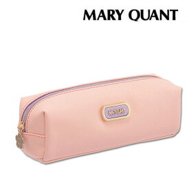マリークワント MARY QUANT ポーチ 化粧ポーチ カラースキームフレームメタル スクエアペンケース 筆箱 筆入れ ピンク パッチ フラワー デイジー ロゴ マット プレゼント ギフト かわいい おしゃれ 化粧 メイク コスメ ブランド クリスマス ハロウィン バレンタイン