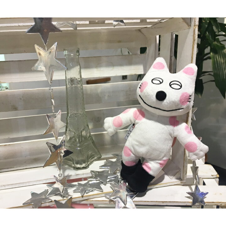 楽天市場 11ぴきのねこ ぬいぐるみ へんなねこ 11匹の猫 絵本 グッズ 変な猫 へんなネコ 水玉 ピンク セキグチファンダイレクトショップ