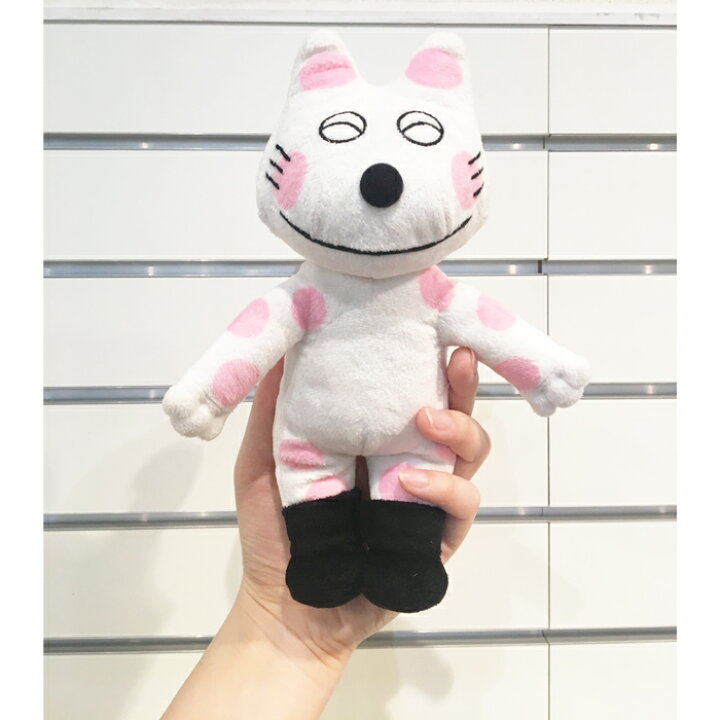 楽天市場 11ぴきのねこ ぬいぐるみ へんなねこ 11匹の猫 絵本 グッズ 変な猫 へんなネコ 水玉 ピンク セキグチファンダイレクトショップ