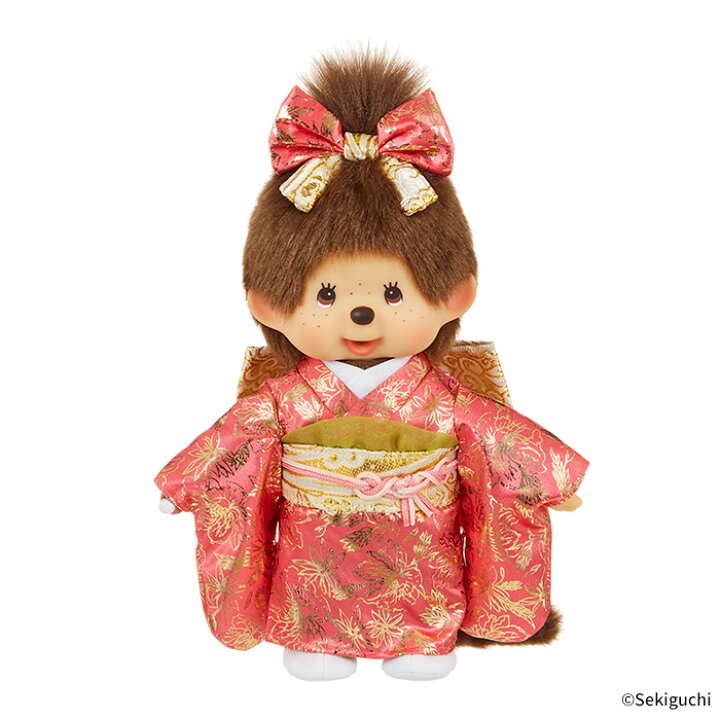 楽天市場】振袖モンチッチ 女の子振りそで 振り袖 人形 和風 和装 着物 