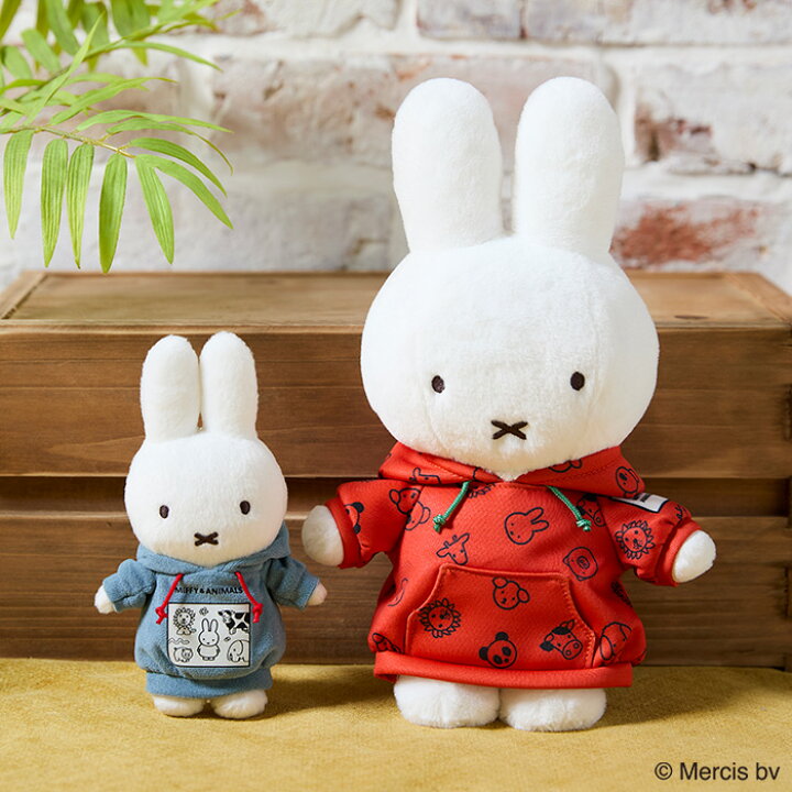 楽天市場】MIFFY ＆ ANIMALS マスコットキーチェーンフーディ パーカー 