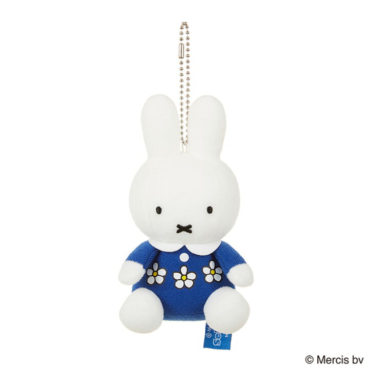楽天市場】miffy Flower Dress マスコットキーチェーンミッフィー みっ  