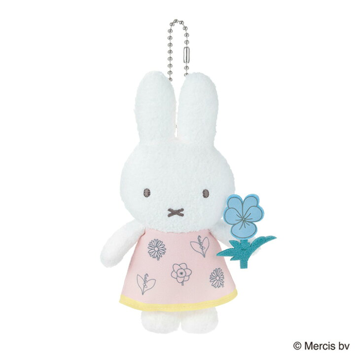 楽天市場】miffy bloom マスコットキーチェーン ピンクブルーム 