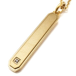 単品販売 ネックレス ペアデザイン つけっぱなし バーネックレス マット加工 刻印 ダイヤモンド ステンレス カップル 大人 メンズ レディース ギフト プレゼント 金属アレルギー対応 ブラン