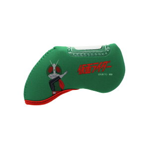 ゴルフ用品 保護 クラブカバー 仮面ライダー アイアン用カバー 単品タイプ OHC003 グリーン 【IR】