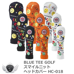 BLUE TEE GOLF ブルーティーゴルフ スマイルニットヘッドカバー HC-018