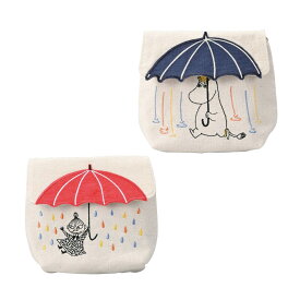 MOOMIN ムーミン 雲と傘・雨と傘 ポーチ