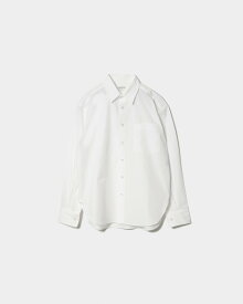 beautiful people 【ビューティフルピープル】gatsby shirting regular collar shirt WHITE (1335106001) 23AW 23秋冬 シャツ レギュラーカラー