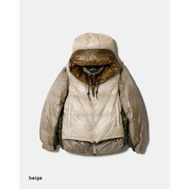 beautiful people 【ビューティフルピープル】NANGA multilayering down vest blouson beige (1545103041)　25AW　25秋冬　ダウンジャケット