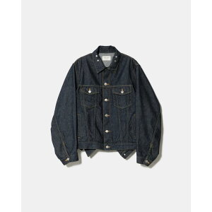 beautiful people | �r���[�e�B�t���s�[�v�� double-end left hand twill denim blouson 26PS indigo (1626102027) 26SS 26�t�� �f�j���u���]���@2way