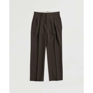 Shinzone �y�V���]�[���z CHRYSLER PANTS 48BROWN (21AMSPA01) 25AW25�H�~ �@�p���c�@2�^�b�N�p���c