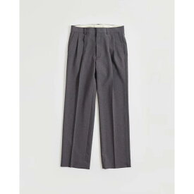 Shinzone 【シンゾーン】 CHRYSLER PANTS 06GRAY (21AMSPA01) 25AW25秋冬 　パンツ　2タックパンツ