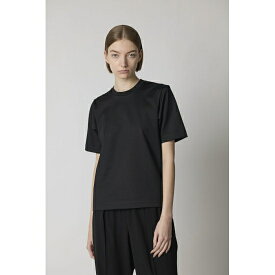 CINOH/チノ COTTON JERSEY COMPACT T-SHIRT BLACK (23SCU003) 23SS 23春夏 トップス Tシャツ