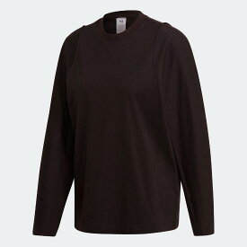 Y-3 (ワイスリー)　W CLASSIC TAILORED LS TEE BLACK (GK4475)21AW 21秋冬 Tシャツ ロングTシャツ ロゴTシャツ