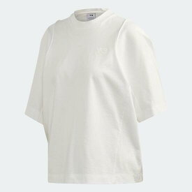 Y-3 (ワイスリー)　W CLASSIC TAILORED SS TEE WHITE (GK4467)21AW 21秋冬 Tシャツ ロゴTシャツ プリントTシャツ