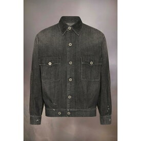 Maison Margiela | メゾン マルジェラ Distressed denim jacket BLACK (S50AM0649M30025961) 25SS 25春夏 25AW 25秋冬 【 送料無料 】 デニム ジャケット 正規品 正規 メンズ 高級 マルジェラ 男性 ギフト