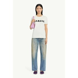 MM6 Maison Margiela | エムエムシックス VINTAGE JERSEY T-SHIRT WHITE (S62GD0212M20108101) 【 送料無料 】 正規品 正規 トップス Tシャツ 半袖 ショートスリーブ ハーフスリーブ プリント