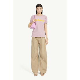 MM6 Maison Margiela | エムエムシックス VINTAGE JERSEY T-SHIRT PINK (S62GD0212M20108224) 【 送料無料 】 正規品 正規 トップス Tシャツ 半袖 ショートスリーブ ハーフスリーブ プリント