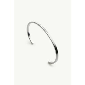 【7月19日20時〜エントリーで最大P20倍】MM6 Maison Margiela | エムエムシックス NUMERIC MINIMAL SIGNATURE CUFF BRACELET SILVER (SM7UY0054SV0310951) 【 送料無料 】 正規品 正規 アクセサリー 真鍮 カフブレスレット ブレスレット