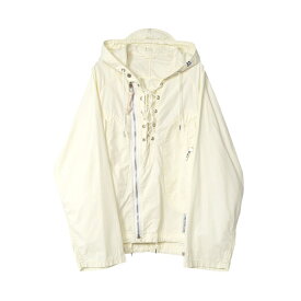 Maison MIHARA YASUHIRO 【メゾンミハラヤスヒロ】 Lace-up Hooded Jacket white (J12BL051) 24SS 24春夏 トップス ジャケット ホワイト