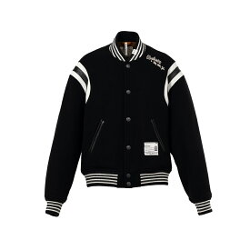＼全品5倍＆最大20％OFFクーポン／ Maison MIHARA YASUHIRO|メゾンミハラヤスヒロ "BEDWIN & THE MMY” Stadium Jacket BLACK (C15BL012) 25AW 25秋冬 ジャケット アウター スタジアムジャケット スタジャン