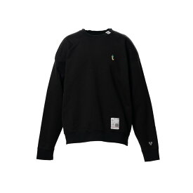 ＼最大10%OFFクーポン！ポイント20倍※エントリー必須／ Maison MIHARA YASUHIRO | メゾンミハラヤスヒロ Leon Embroidery Sweatshirt BLACK (J16PO792) 26SS 26春夏 トップス クルーネック スウェット スウェットシャツ レオン 刺繍 エンブロイド ワッペン
