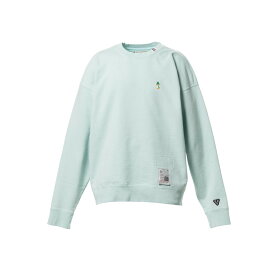 ＼最大10%OFFクーポン！ポイント20倍※エントリー必須／ Maison MIHARA YASUHIRO | メゾンミハラヤスヒロ Leon Embroidery Sweatshirt BLUE (J16PO792) 26SS 26春夏 トップス クルーネック スウェット スウェットシャツ レオン 刺繍 エンブロイド ワッペン