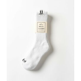 ＼最大10%OFFクーポン！ポイント20倍※エントリー必須／ Maison MIHARA YASUHIRO | メゾンミハラヤスヒロ MMY 3-Pack Socks WHITE (A14AC721) 靴下 ソックス パック パックソックス 3パック クルーソックス