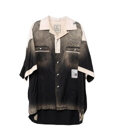 Maison MIHARA YASUHIRO 【メゾンミハラヤスヒロ】 Bowling Half-sleeve Shirt BLACK(J12SH071) 24SS 24春夏 ハーフスリーブ Tシャツ