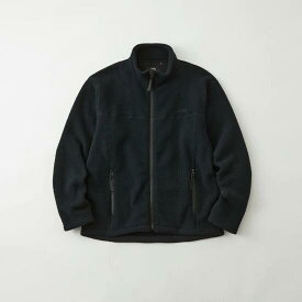 white mountaineering 【ホワイトマウンテンニアリング】 WM × WILD THINGS 'BOA FLEECE JACKET BLACK (BC2373501)