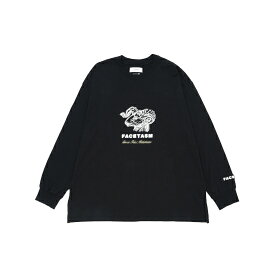 FACETASM【ファセッタズム】FACETASM×KOSUKE KAWAMURA LOGO LONG TEE (KK-TEE-U01) BLACK 22AW 22秋冬 ロゴ ロングTシャツ