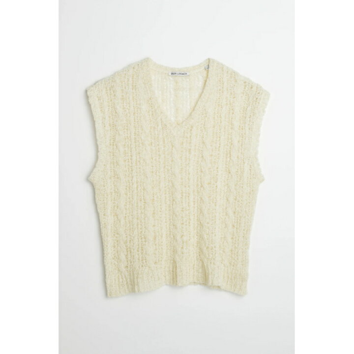 楽天市場】our legacy (アワーレガシー) KNITTED VEST White Sheer 