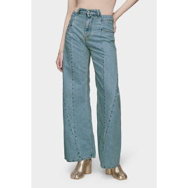 Maison Margiela | メゾン マルジェラ Blue Denim Regular-waisted Wide-leg Jeans BLUE / 966 (S51LA0128S30617966) 26SS 26春夏【 送料無料 】 正規取り扱い店 正規品 パンツ デニム ワイドレッグ 定番 ストーンウォッシュ加工 フルレングス デコルティケ