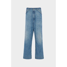 Maison Margiela|メゾンマルジェラ WIDE-LEG JEANS BLUE (S50KA0711M30021963) 26SS 26春夏 デニム ジーンズ パンツ ワイドレッグ ペイント スプラッター加工