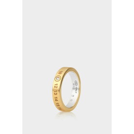 Maison Margiela | メゾン マルジェラ NUMERICAL DIAMOND RING GOLD (SM1UQ0121P8864702) 【 送料無料 】 正規品 正規 指輪 リング シンプル シルバー イエローゴールド ナンバリング ロゴ 人工ダイヤモンド