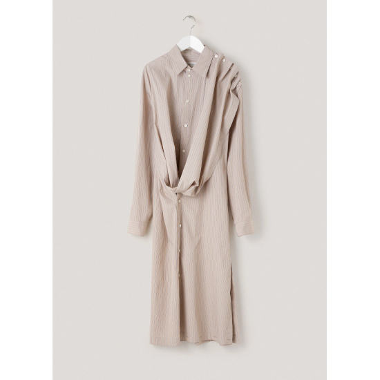LEMAIRE 【ルメール】 PLAYFUL BUTTONED SHIRT DRESS (DR1020 LF1049) 23SS 23春夏 シャツ ドレス