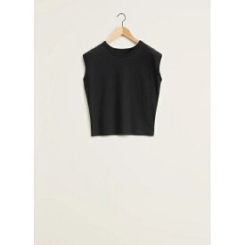 LEMAIRE 【ルメール】CAP SLEEVE T-SHIRT BLACK(TO11167 LJ1010)24SS 24春夏 Tシャツ