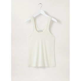 LEMAIRE (ルメール）RIB TANK TOP LIGHT CREAM (TO1018 LJ060) 23SS 23春夏 カットソー Tシャツ タンクトップ