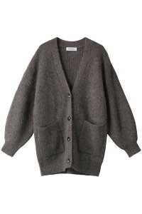 SACRA/TN MOHAIR ALPACA FURROW CARDIGAN140/MOCHA (122631081) 22AW 22H~ gbvX jbg Z[^[ J[fBK wA E[ ApJ