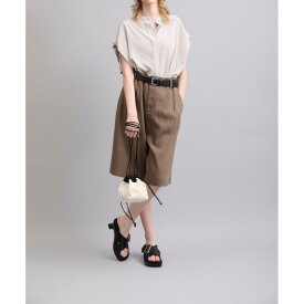 SACRA【 サクラ 】TRIACE MICRO CREPE TOP　100 WHITE (126114071) 26春夏 26SS 　ブラウス　　トップス