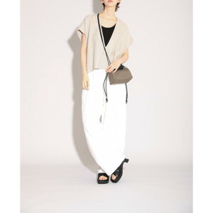 �_�S�iP10�{�I4/4(�y)20���`�^ SACRA�y�T�N���zRUSTIC LINEN TOP 100ASH BEIGE (126212071) 26SS 26�t�� �@�g�b�v�X�@V�l�b�N�g�b�v�X