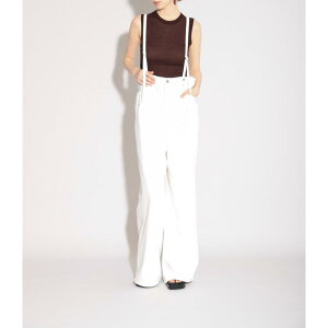 SACRA�y�T�N���zFINE TWIST CO/SI RIB N/S TOP 180BROWN (126231081) 26SS 26�t�� �@�g�b�v�X�@�m�[�X���[�u