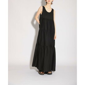 SACRA【サクラ】ORGANIC COTTON LAWN OP 990BLACK (126205041) 26SS 26春夏 　ワンピース　ティアードワンピース